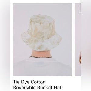 SVNX | Tie Dye Cotton Reversible Bucket Hat | Black x Khaki
